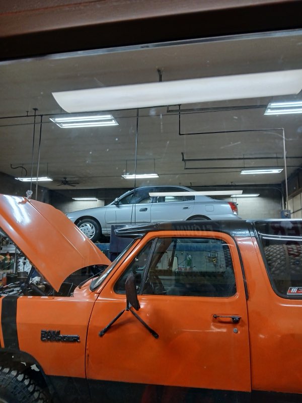 Brandon's Muffler Shop service bay